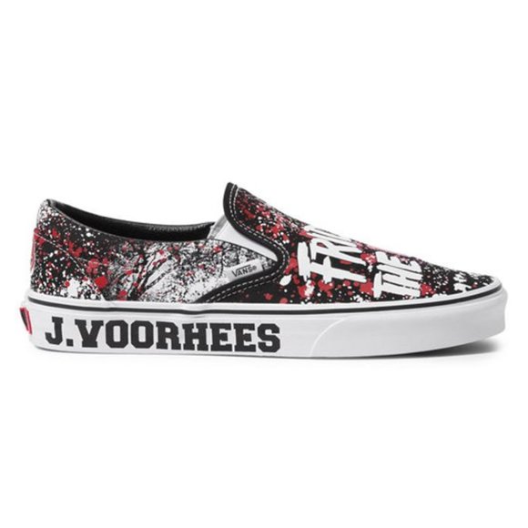 Vans Classic Slip-On x House of Terror 'Friday the 13th' VN0A4U38ZPL size 8.5